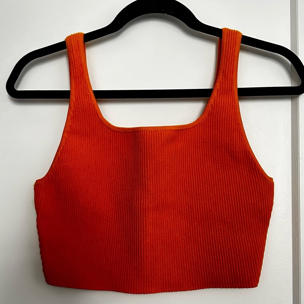 Babaton Cropped Ribbed Tank